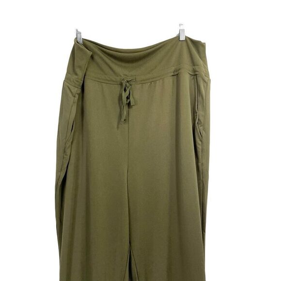 NEW Fabletics Maj Sleek Knit jogger pants II Size 2X olive green - Picture 3 of 9